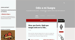 Desktop Screenshot of odioamisuegra.com